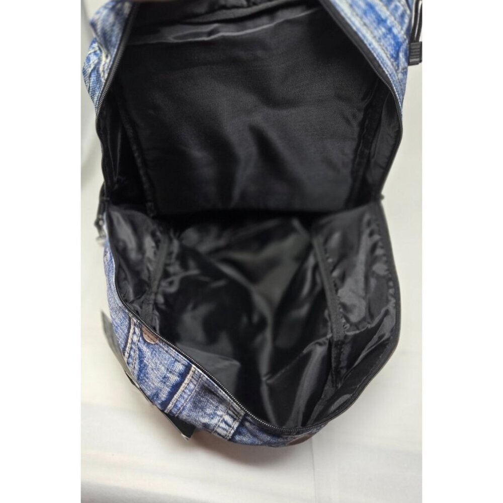 Mojo icon skull Full Size Padded school Backpack 18" x 17" - Picture 10 of 14